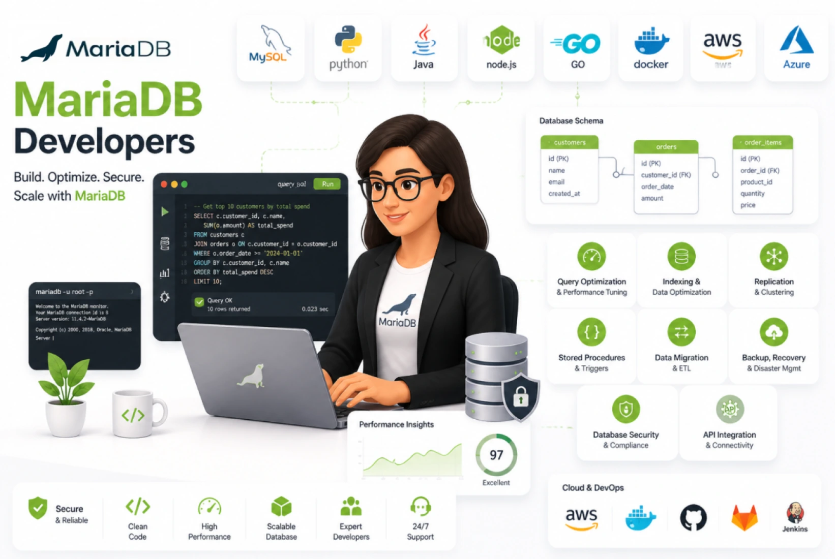 Hire MariaDB Developers